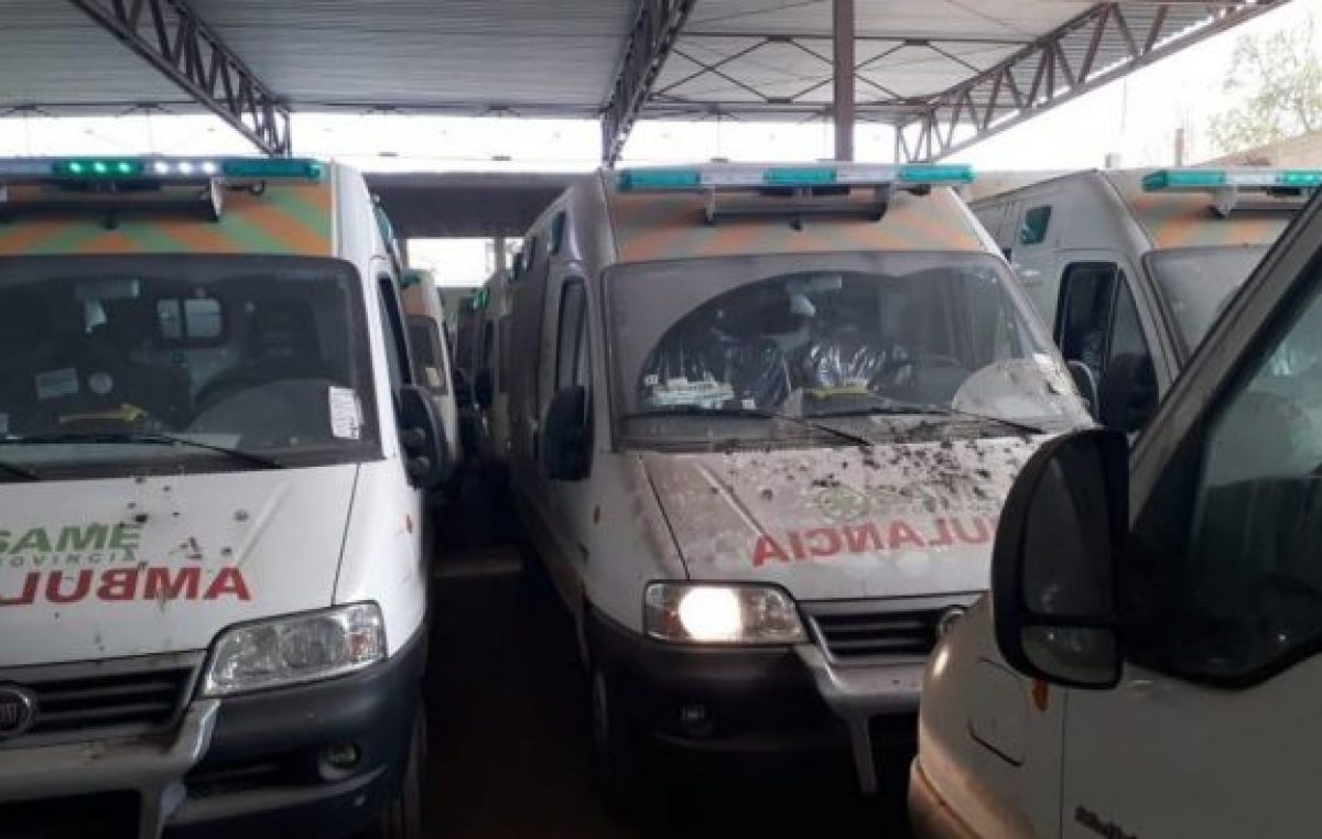 Recuperaron 24 ambulancias abandonadas en galpones por la gestión de María Eugenia Vidal