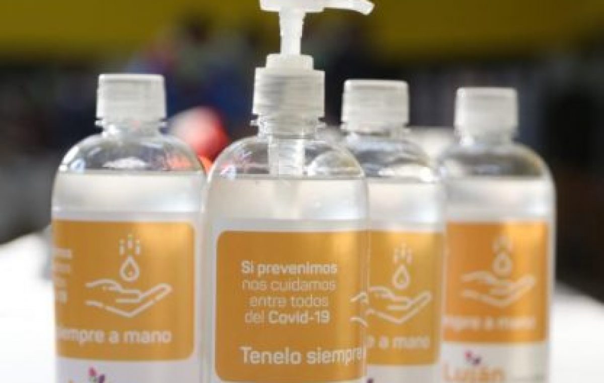 Luján de Cuyo entrega gratis alcohol en gel a cada vivienda del municipio