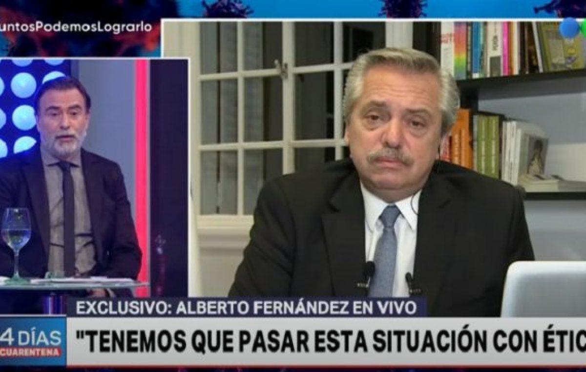 Alberto Fernández: «El Estado va a estar más presente que nunca para cuando esta pesadilla acabe»