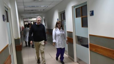 El intendente de Bahia en el Hospital Municipal: «Es impresionante el trabajo que están llevando a cabo»