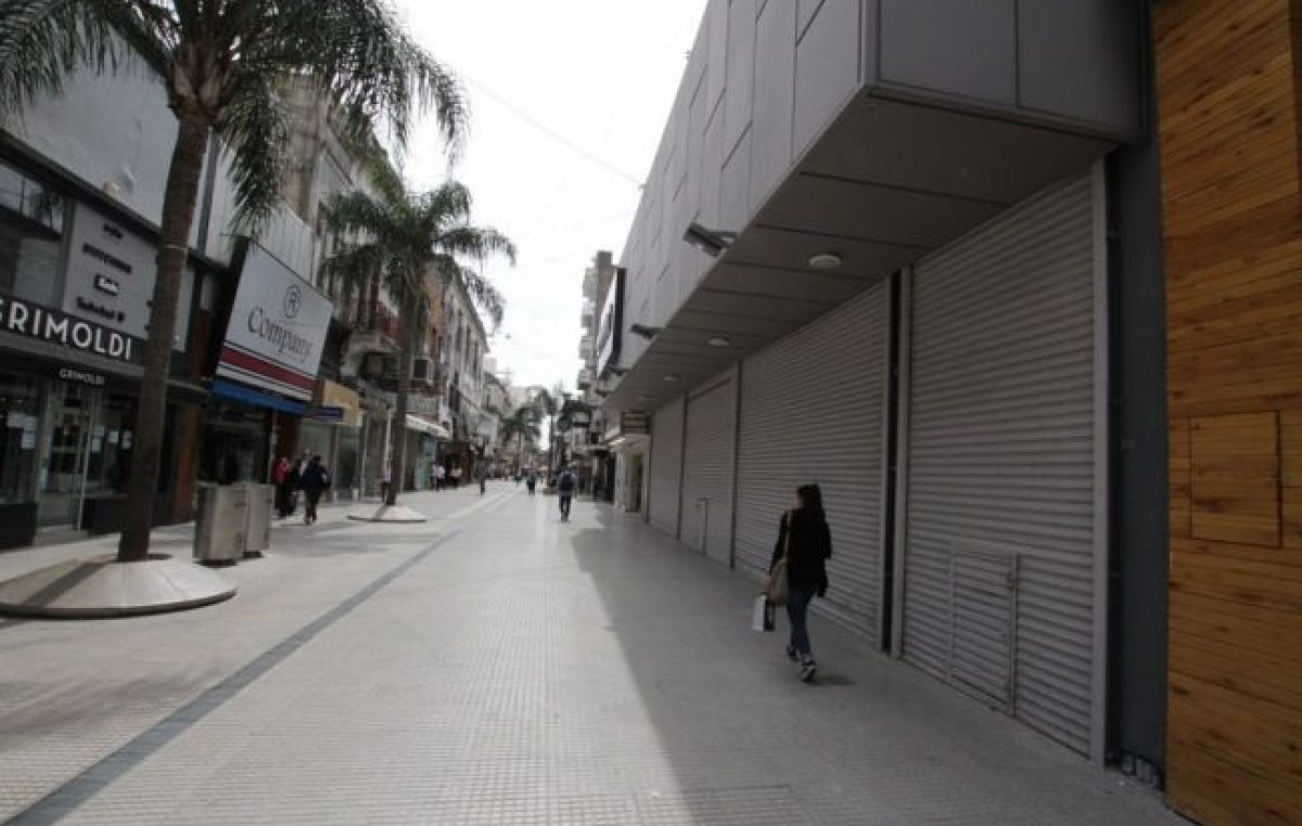 Cerraron al menos 70 locales comerciales durante el aislamiento en la ciudad de Santa Fe