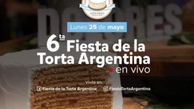 La sexta edición de la Fiesta de la Torta Argentina en Dolores será virtual 