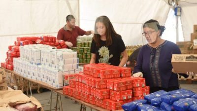 Ya se entregaron más de mil toneladas de alimentos en Rosario