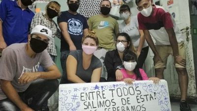 Cuarentena en La Matanza: Vecinos se organizaron y le dan de comer a 200 personas por día