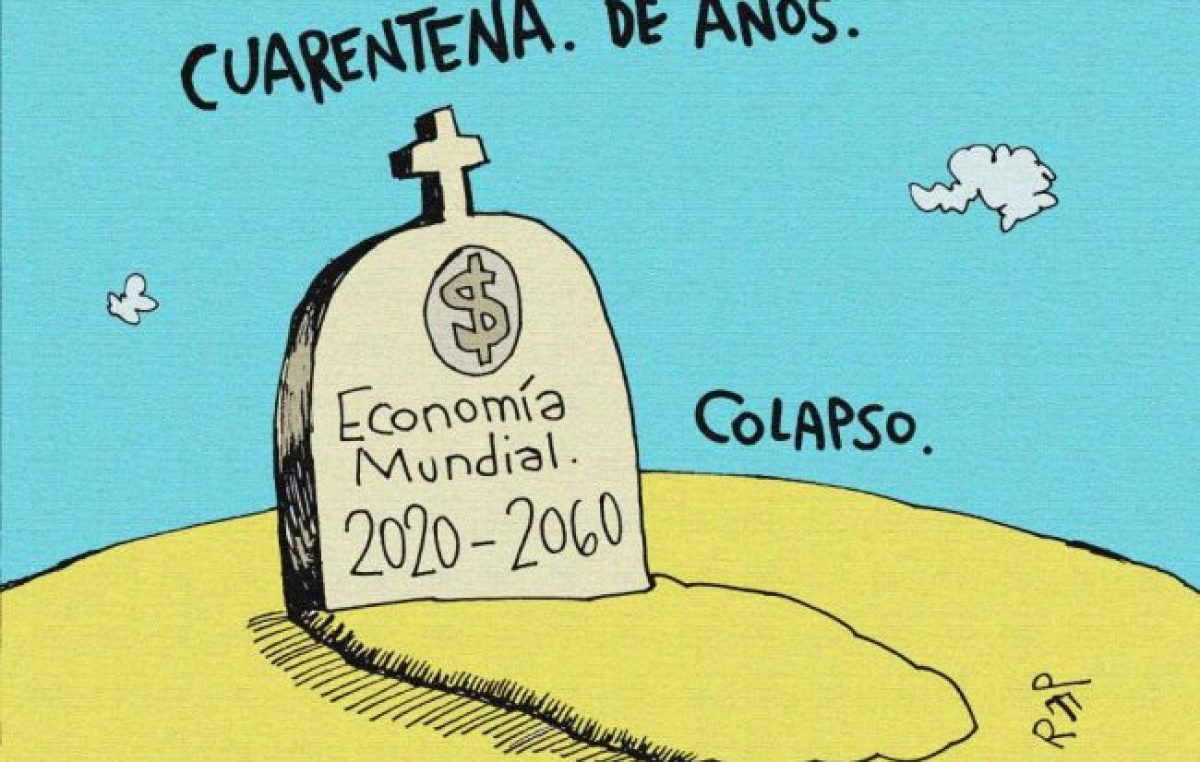 Con o sin cuarentena, la economía se cae