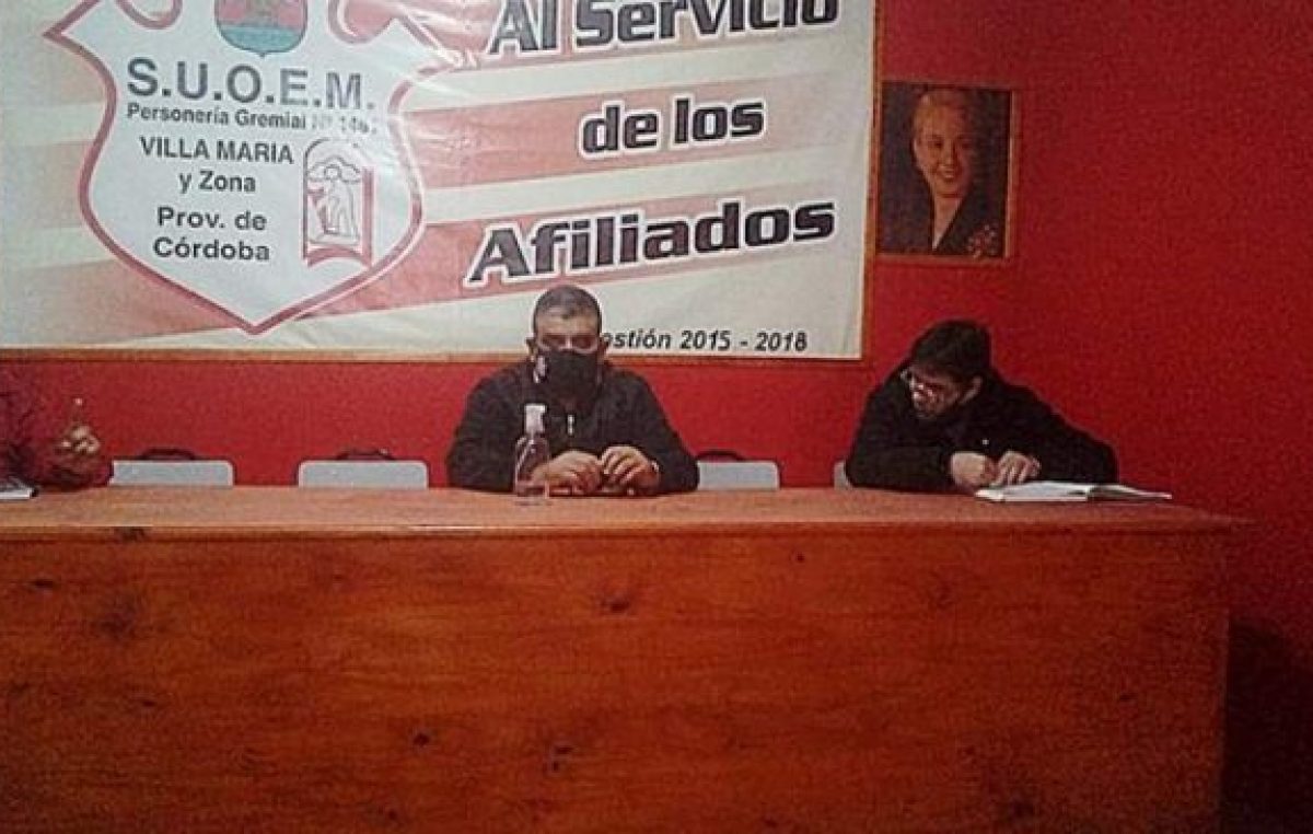 Municipales de Villa María acordaron un aumento que dejó inconforme a los jubilados