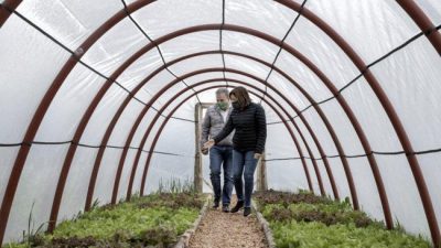 Construyen invernaderos solidarios que promuevan la soberanía alimentaria