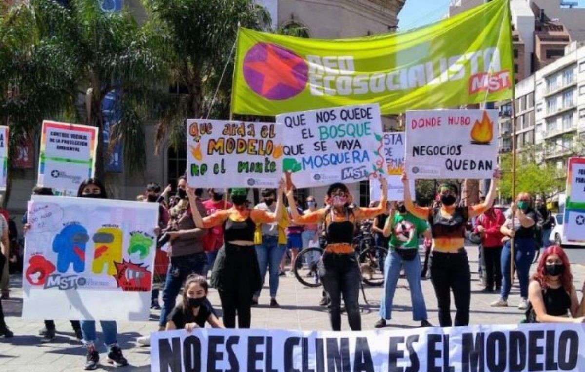 Marchas en Córdoba en defensa de bosque nativo y la emergencia ambiental