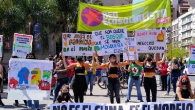 Marchas en Córdoba en defensa de bosque nativo y la emergencia ambiental