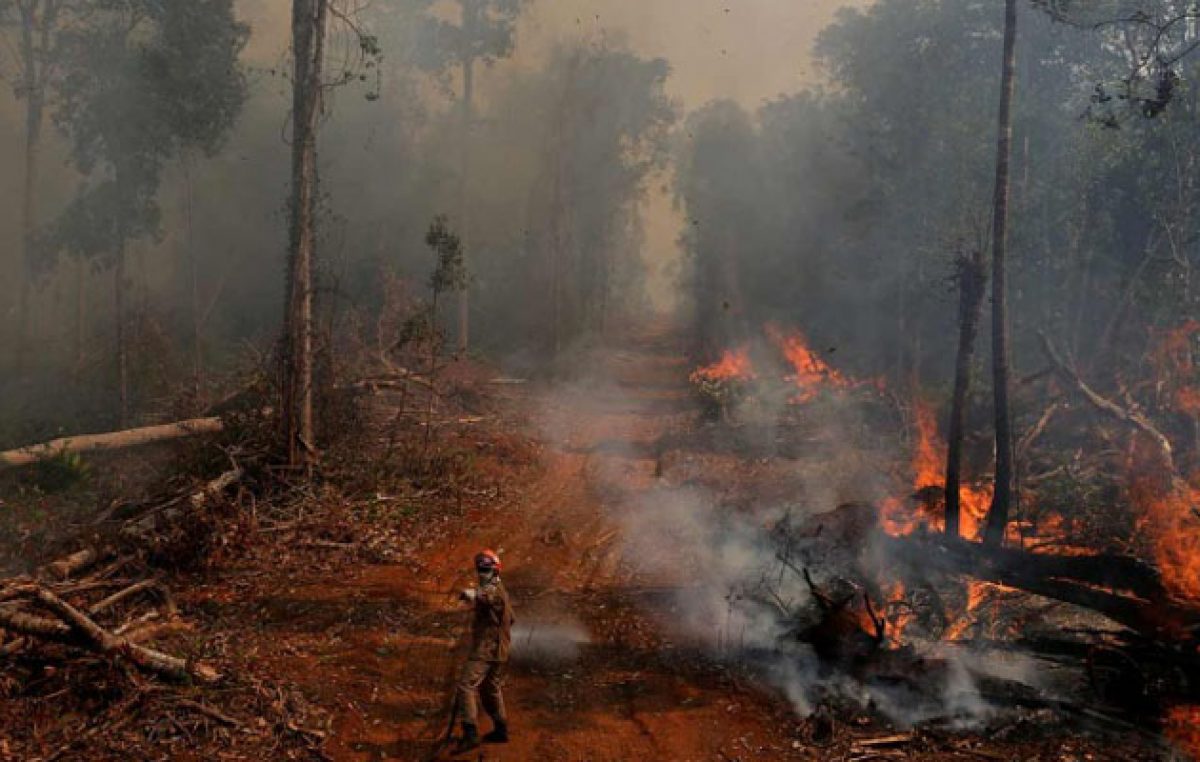 En Brasil suspenden el combate a los incendios por falta de recursos