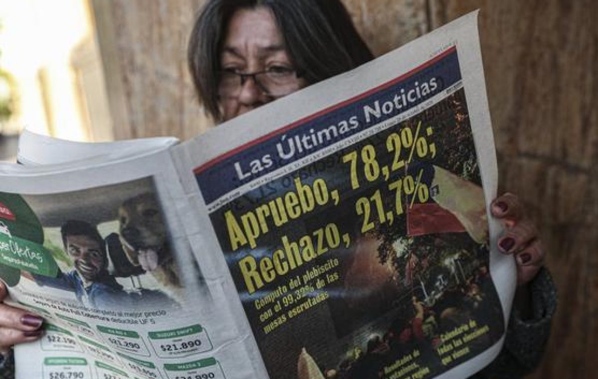 Los chilenos vuelcan sus expectativas en nueva Constitución