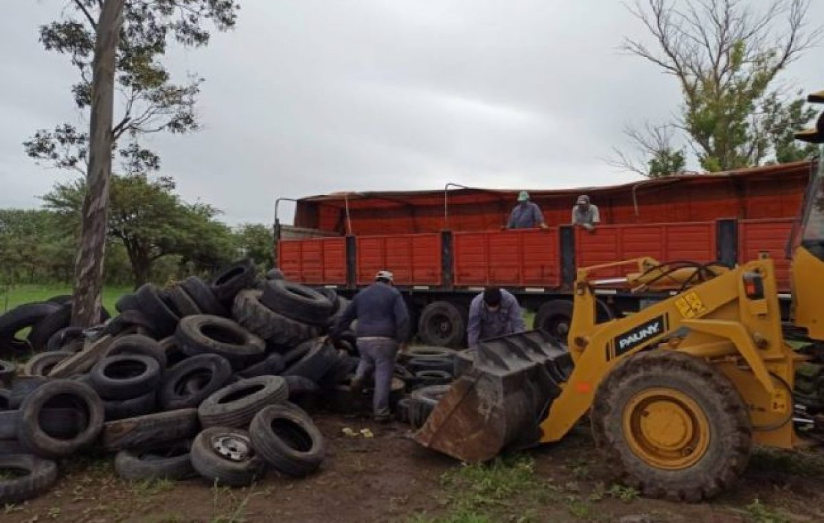 La Francia aportó las primeras 750 cubiertas para fabricar cemento