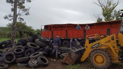 La Francia aportó las primeras 750 cubiertas para fabricar cemento