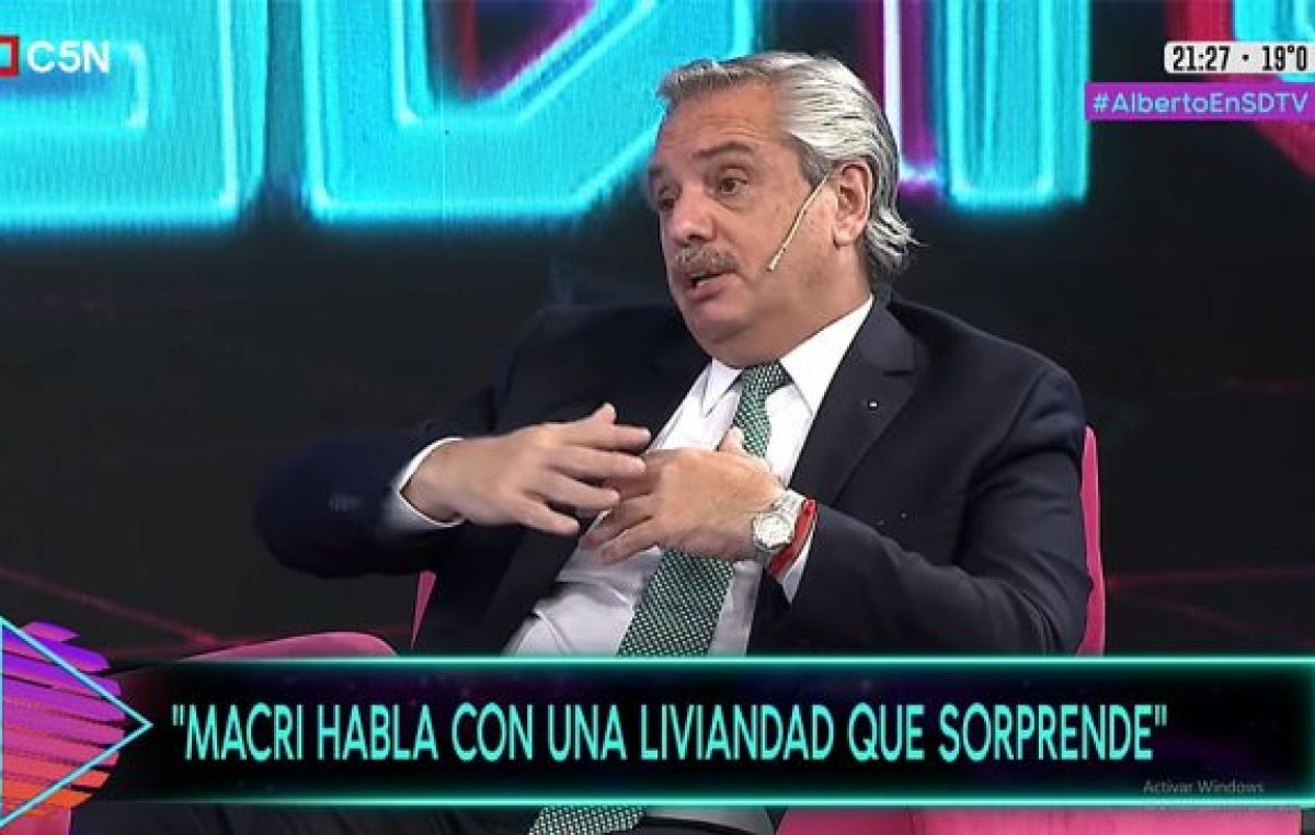 Fernández: “Macri debería pedir perdón porque el endeudamiento causó un daño incalculable»