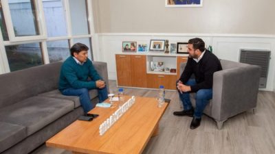 Ushuaia: Vuoto y Pino coincidieron en la necesidad de una ley provincial de goteo diario de coparticipación