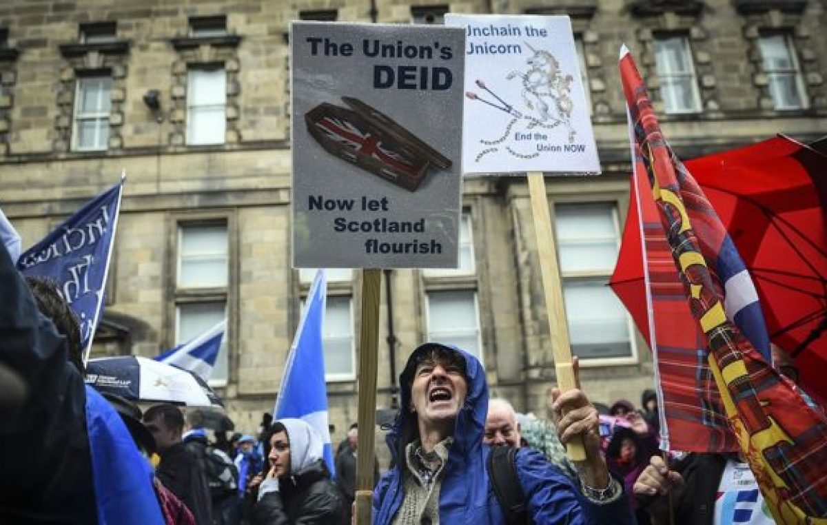 Tensión por el referéndum de independencia que reclama Escocia