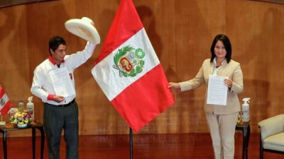 Elecciones en Perú: Pedro Castillo con una leve ventaja sobre Keiko Fujimori en el conteo rápido 
