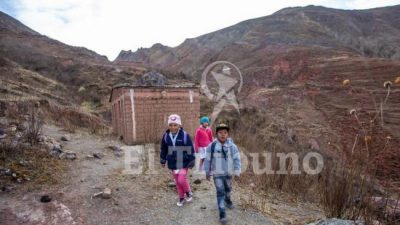 En Salta un alumno rural primario camina para ir a la escuela casi tres horas, y uno secundario, cinco