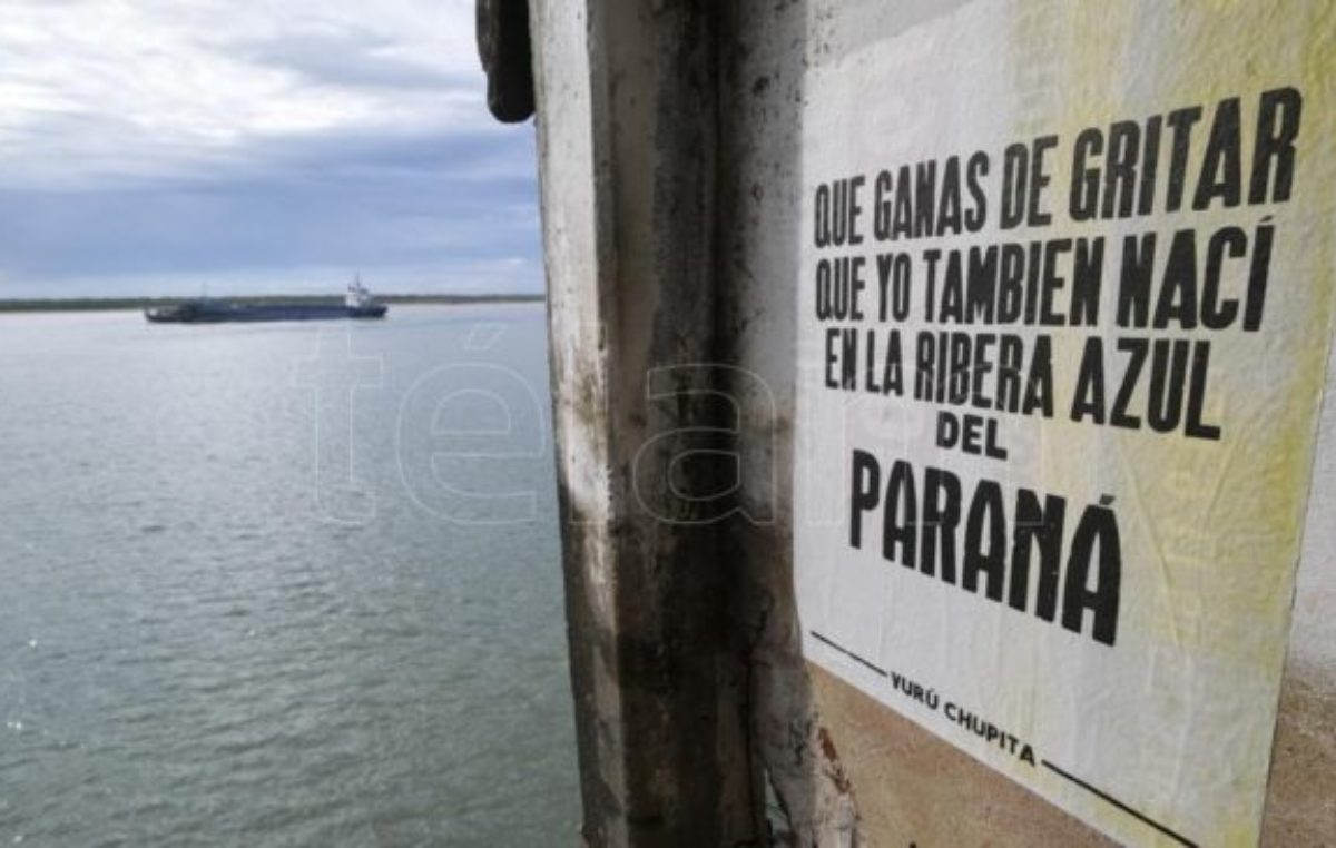La bajante del Río Paraná «es un auténtico holocausto ambiental»