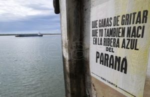 La bajante del Río Paraná «es un auténtico holocausto ambiental»