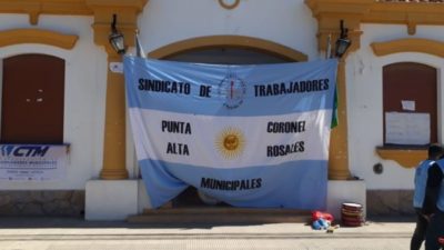 Trabajadores municipales de Punta Alta anunciaron otro paro desde mañana