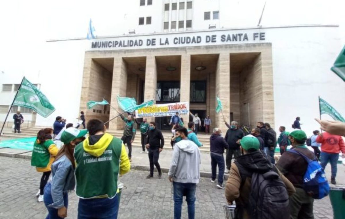 Con alto acatamiento al paro se cumple el Plan de Lucha de los Municipales santafesinos