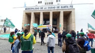 Con alto acatamiento al paro se cumple el Plan de Lucha de los Municipales santafesinos