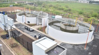 Puerto San Martín inauguró una planta depuradora de alta tecnología