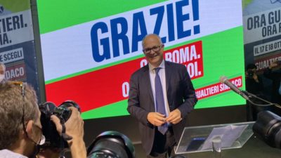 La centroizquierda italiana ganó en Roma y Turín y se refuerza para 2023
