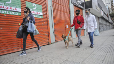 Tierra arrasada en los comercios de la Ciudad de Buenos Aires