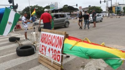 Bolivia: la oposición levantó el paro tras la derogación de la ley antilavado