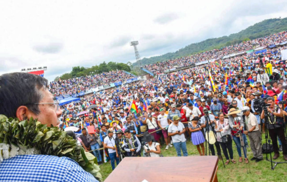 Bolivia: masivo respaldo al gobierno de Luis Arce 