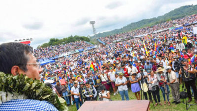 Bolivia: masivo respaldo al gobierno de Luis Arce 