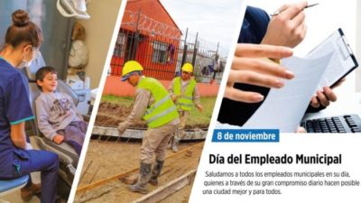 ¡Feliz día a los trabajadores municipales!