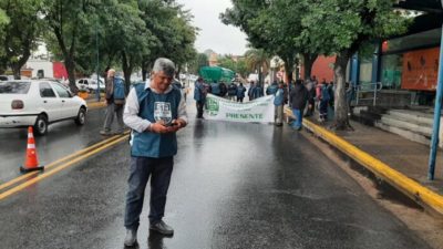 La Falda: Trabajadores municipales cortaron la Ruta 38