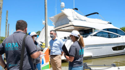 ARBA encontró 82 embarcaciones de lujo sin declarar en un parque náutico de San Fernando 