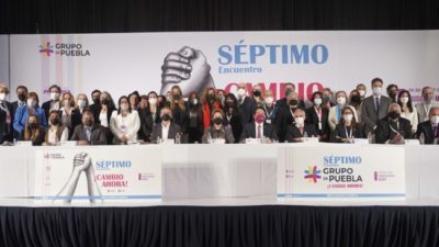 Termina la cumbre del Grupo de Puebla con la presentación de modelo de desarrollo solidario