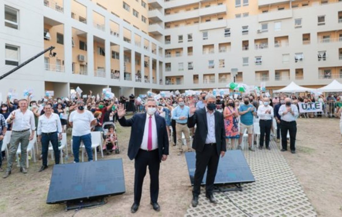 Alberto Fernández: «Tenemos 100 mil viviendas en construcción»
