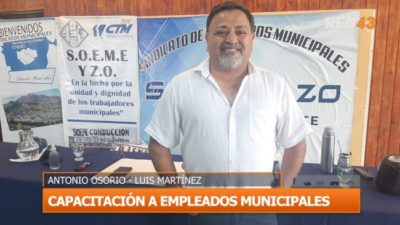 Esquel: SOEME organizó una capacitación en formación sindical para trabajadores municipales