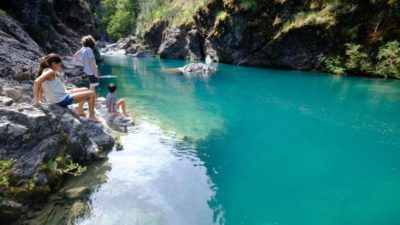 El Bolsón: el camino hasta El Paraíso en el río Azul
