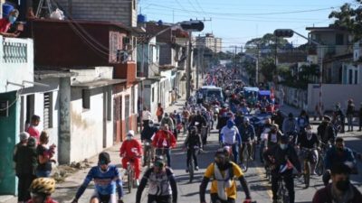 Cuba: nuevas caravanas en contra del  bloqueo estadounidense