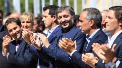 De Pedro, Massa y Máximo Kirchner celebraron el aniversario de Comodoro Rivadavia