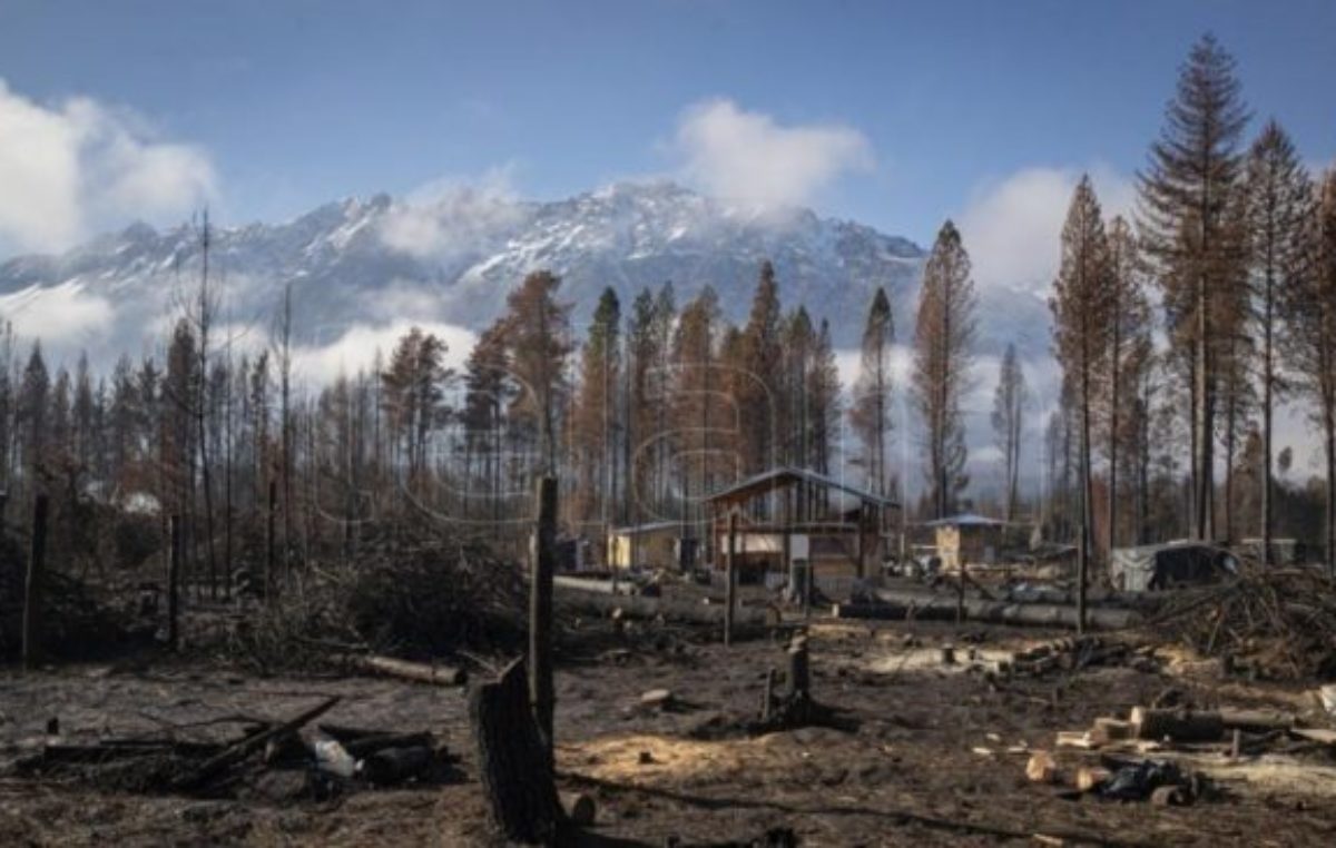 A un año del incendio, recuerdan «una de las peores tragedias» en la zona de la Comarca Andina
