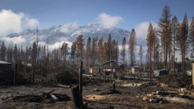 A un año del incendio, recuerdan «una de las peores tragedias» en la zona de la Comarca Andina