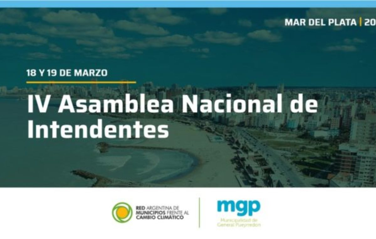 Más de 100 intendentes participarán de una Asamblea nacional sobre Cambio Climático