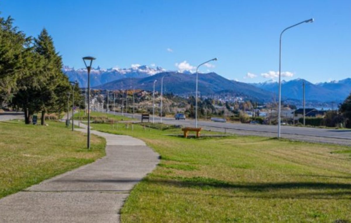 Bariloche: el plan de embellecimiento de la ciudad no se detiene