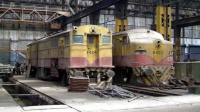 A seis años de su vaciamiento, los talleres ferroviarios de Pérez siguen cerrados y sin fecha de reapertura