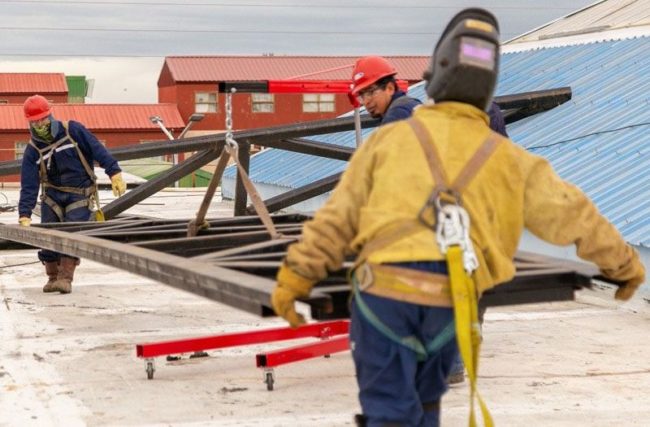 En Tierra del Fuego Creció el número de empleadores en la construcción 