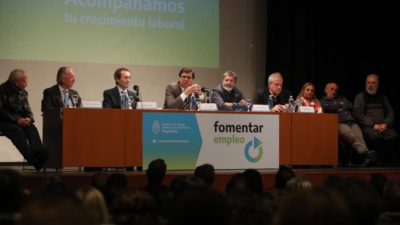 Lanzaron Fomentar Empleo, el programa que apunta a reforzar la inserción laboral