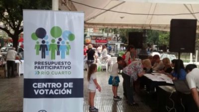 Presupuesto Participativo Río Cuarto: arranca hoy la votación con un récord de 486 proyectos